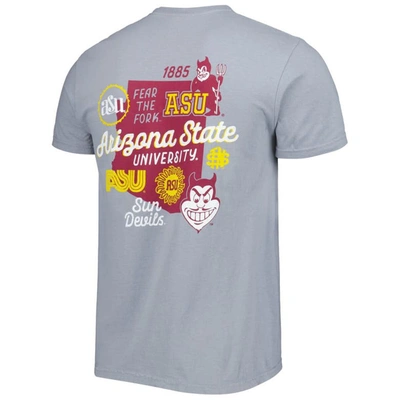 Shop Image One Graphite Arizona State Sun Devils Vault State Comfort T-shirt