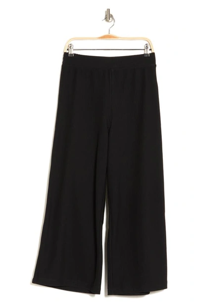 Shop Adrianna Papell Ottoman Rib Pants In Black