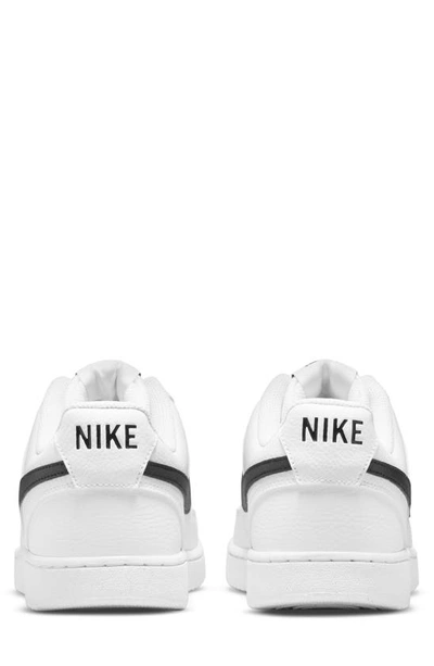 Shop Nike Court Vision Next Nature Sneaker In White/ Black/ White