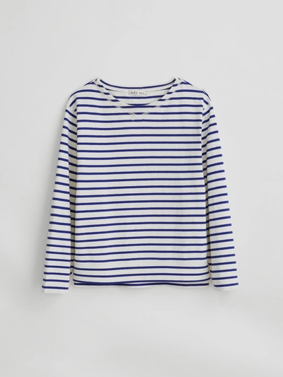 Shop Alex Mill Lakeside Striped Tee In Natural/blue