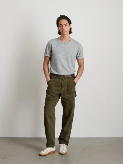 Alex Mill The Painter Pant In Recycled Denim In Military Olive