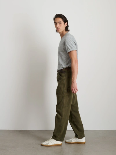 Alex Mill The Painter Pant In Recycled Denim In Military Olive