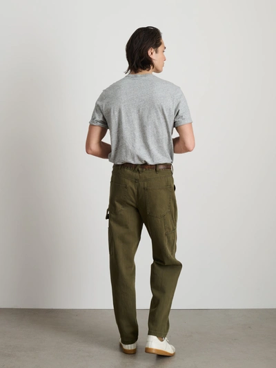 Alex Mill The Painter Pant In Recycled Denim In Military Olive