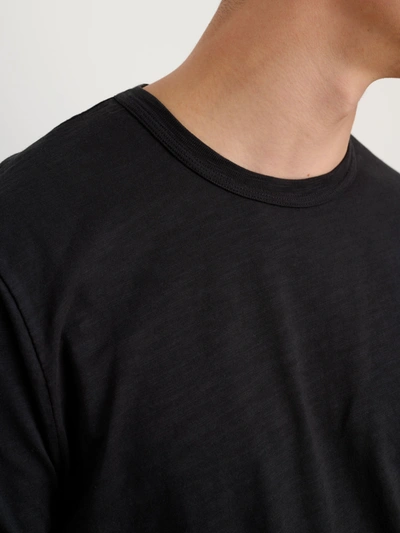 Shop Alex Mill Standard T Shirt In Slub Cotton In Black