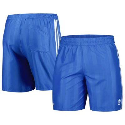 Shop Adidas Originals Blue Manchester United 1988-90 Third Shorts