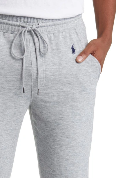 Shop Polo Ralph Lauren Drawstring Pajama Pants In Andover Heather