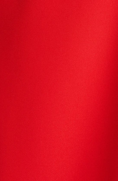 French Connection Echo Crepe Sheath Dress In True Red