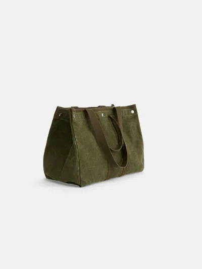 Shop Alex Mill The Perfect Weekend Tote In Military Olive