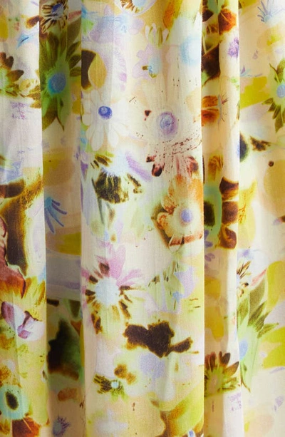 Collina Strada Arc Floral Short Sleeve Dress In Puzzle Flower