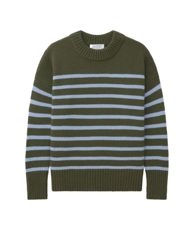 Shop La Ligne Marin Sweater In Green