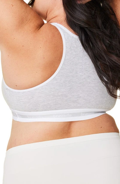 Bravado Designs Original Organic Cotton Blend Pumping & Nursing Bra In Dove Heather