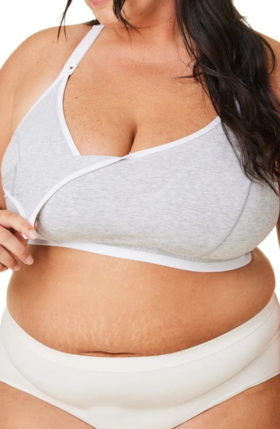 Bravado Designs Original Organic Cotton Blend Pumping & Nursing Bra In Dove Heather