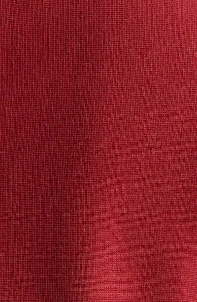 Shop Akris Punto Long Sleeve Knit Dress In Crimson