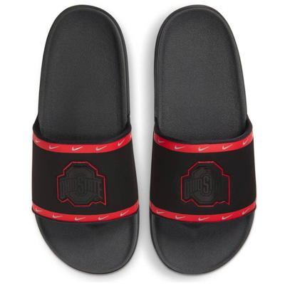 Shop Nike Ohio State Buckeyes Team Off-court Slide Sandals In Black