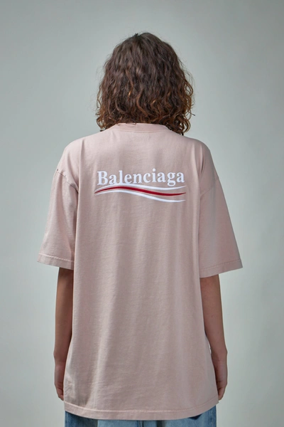 Shop Balenciaga Political Campaign T-shirt Large Fit