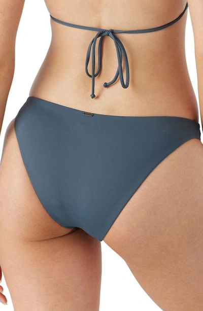 Shop O'neill Rockley Saltwater Solids Bikini Bottoms In Slate