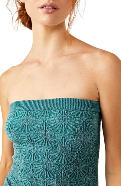 Shop Free People Love Letter Jacquard Tube Top In Bayou