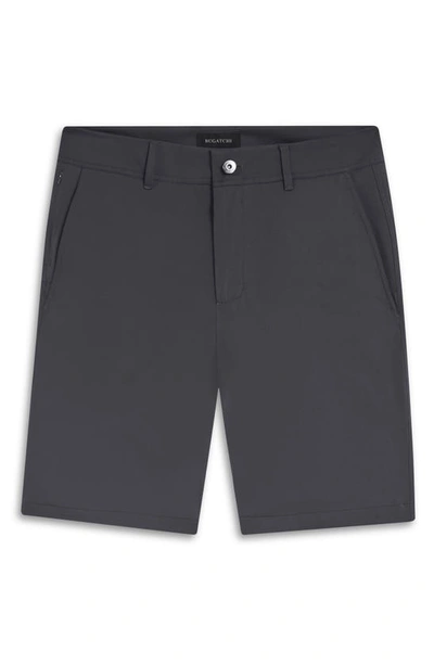 Shop Bugatchi Theo Chino Shorts In Black