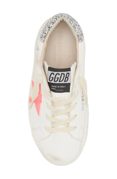 Shop Golden Goose Super-star Low Top Sneaker In White/silver Multi