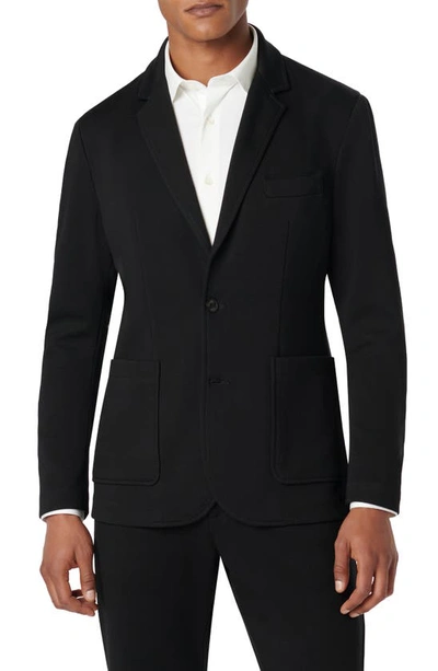 Shop Bugatchi Soft Touch Two-button Sport Coat In Black