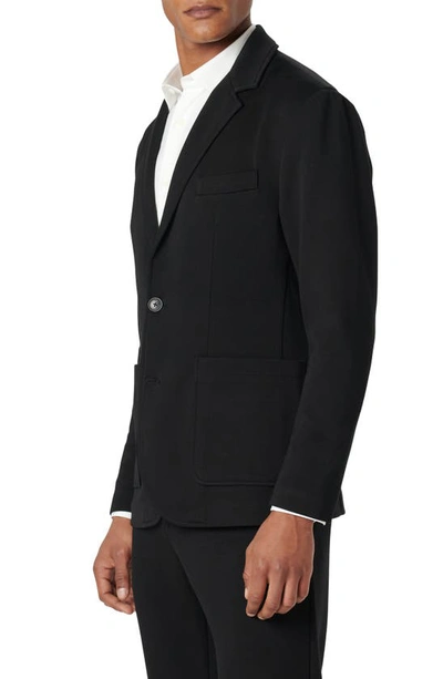 Shop Bugatchi Soft Touch Two-button Sport Coat In Black