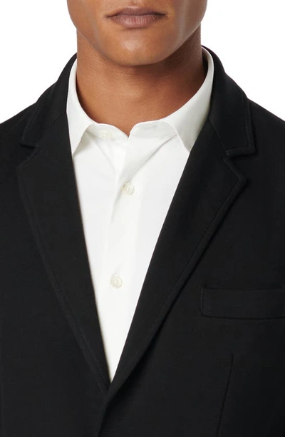 Shop Bugatchi Soft Touch Two-button Sport Coat In Black