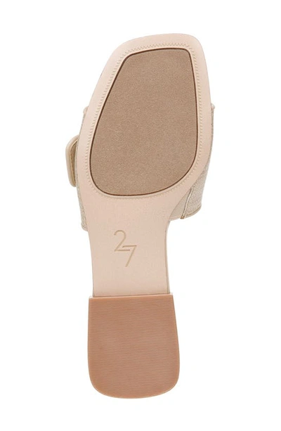 Shop 27 Edit Naturalizer Naomi Slide Sandal In Coastal Tan Straw Fabric