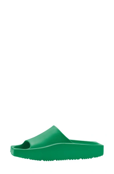 Shop Jordan Hex Slide Sandal In Lucky Green/ Lucky Green