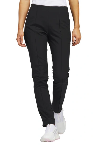 Shop Adidas Golf Pintuck Pull-on Pants In Black