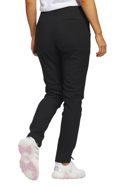 Shop Adidas Golf Pintuck Pull-on Pants In Black