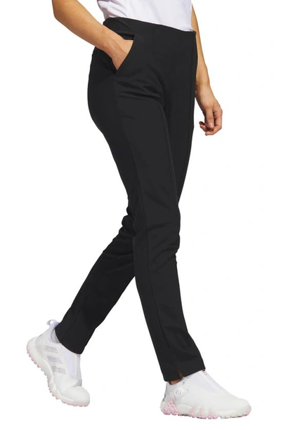 Shop Adidas Golf Pintuck Pull-on Pants In Black