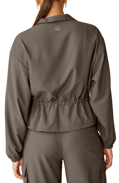 Beyond Yoga City Chic Jacket In Dune