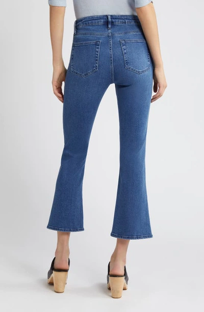 Shop Frame Le Crop Mid Rise Mini Boot Jeans In Temple