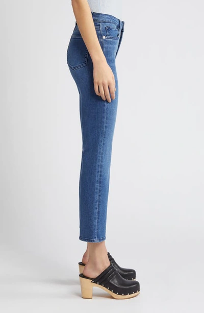 Shop Frame Le Crop Mid Rise Mini Boot Jeans In Temple