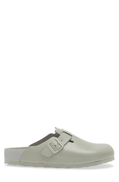 Birkenstock Boston Exquisite Clog In Mineral Gray