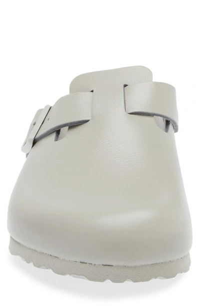 Birkenstock Boston Exquisite Clog In Mineral Gray