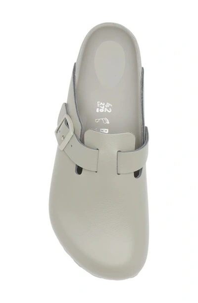 Birkenstock Boston Exquisite Clog In Mineral Gray