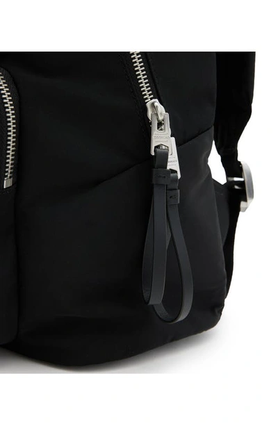 Shop Allsaints Steppe Recycled Polyester Backpack In Black