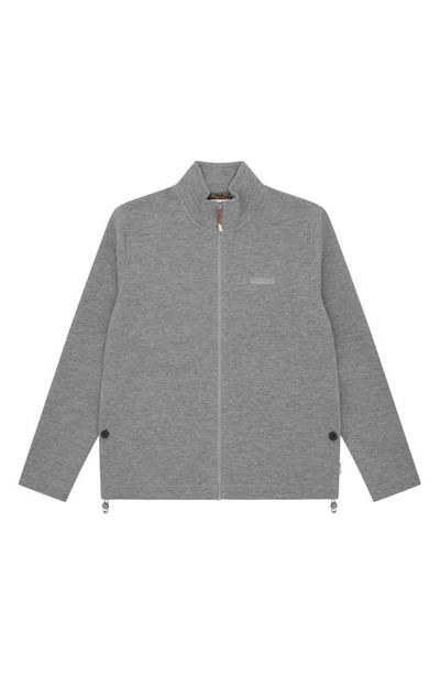 Shop Sealskinz Earsham Water Repellent Knit Jacket In Grey Marl