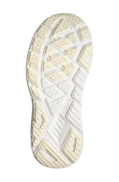 Shop Hoka Arahi 7 Running Shoe In Blanc De Blanc / Rose Gold