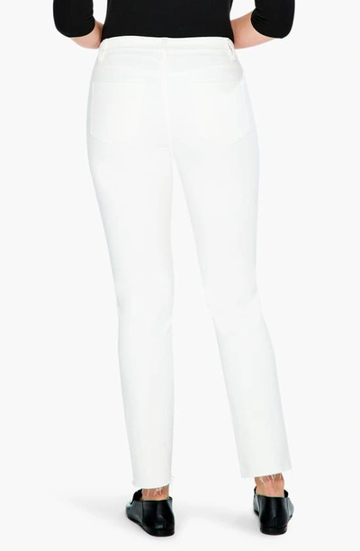 Nic + Zoe Ankle Straight Leg Jeans In Paper White