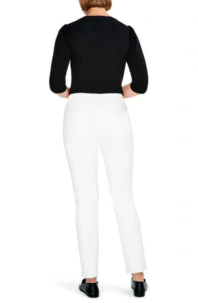 Nic + Zoe Ankle Straight Leg Jeans In Paper White