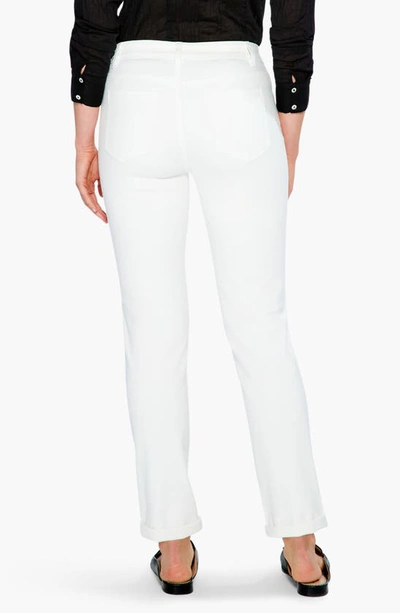 Nic + Zoe Girlfriend High Waist Jeans In Paper White