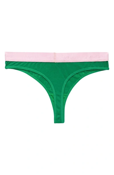 Shop Lemonade Dolls The Synergy Thong In Emerald