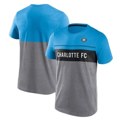 Shop Fanatics Branded Gray Charlotte Fc Striking Distance T-shirt