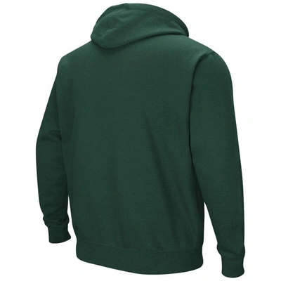 Shop Colosseum Green Charlotte 49ers Arch And Logo Pullover Hoodie