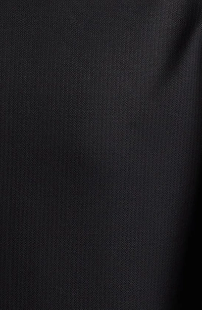 Shop Acne Studios Jacob Herringbone Belted Blazer In Black