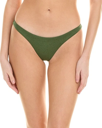 Shop Vix Firenze Rio Cheeky Bikini Bottom In Green