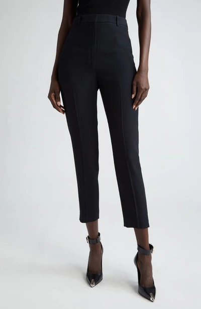 Alexander Mcqueen Alexander Mc Queen Cigarette Trousers In 1000-black
