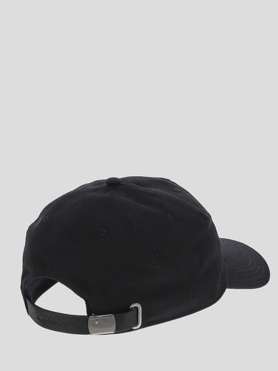 Shop Alexander Mcqueen Hat In Black/ivory